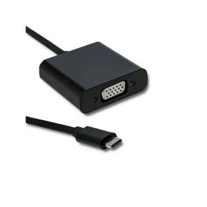 Adapter USB-C-> VGA Qoltec 50376