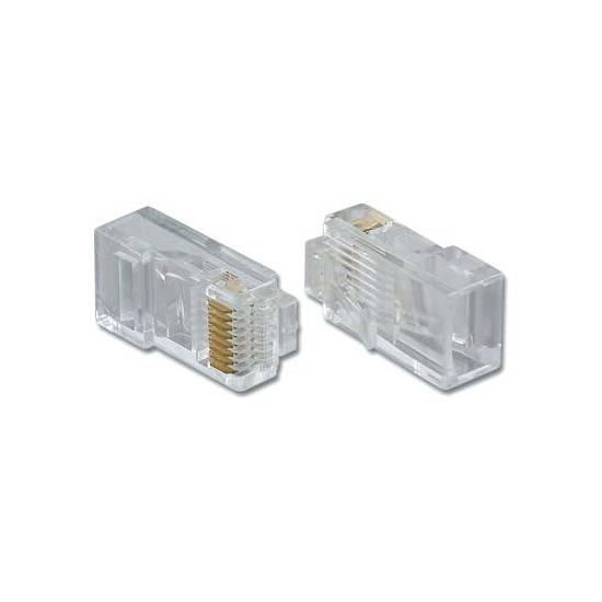 Wtyk modularny RJ45 8p8c na drut 100szt