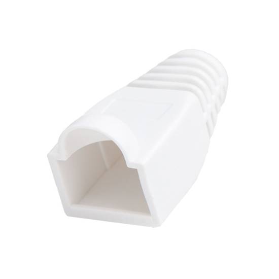 Osłonka wtyku RJ45, 6 mm, 100 szt. biała Unitek OT157WH