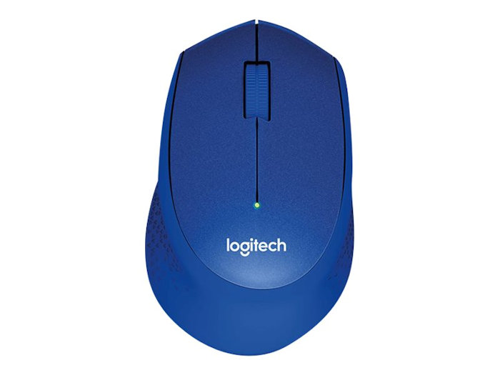mysz bezprzewodowa usb logitech m330 silent plus niebieska