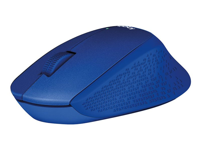 mysz bezprzewodowa usb logitech m330 silent plus niebieska