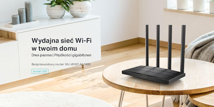 router tp-link archer c80 ac1900 1xwan 4xlan wlan